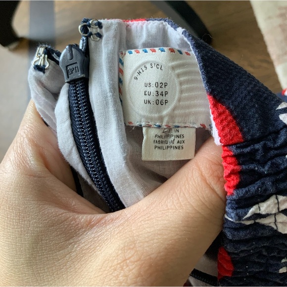 ANTHROPOLOGIE Postmark Winward Nautical Sailboat Halter Dress Women’s SZ USA 2 - Picture 4 of 16